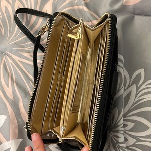 Black and Gold Crossbody